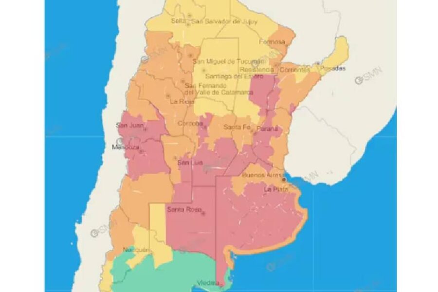 (Mención a Entre Ríos) Frío extremo en Argentina: de Venado Tuerto a Tandil, las 15 ciudades que amanecieron con temperaturas bajo cero