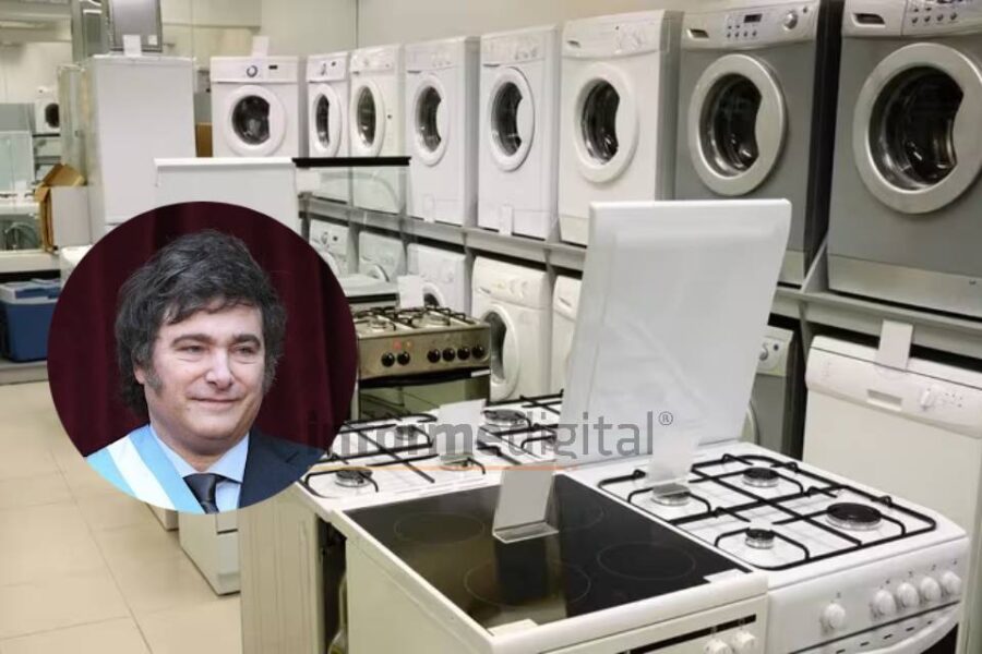 Al final Milei lanza un plan para comprar electrodomésticos