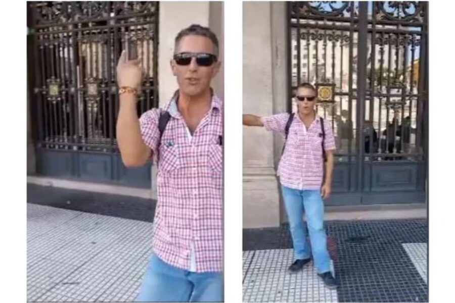 (Es entrerriano) Pidieron enviar a juicio al agresor de Milei durante su asunción por haberse robado fichas en el casino