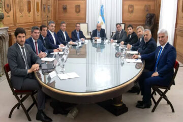 Frigerio y sus pares en una reunión clave con Francos