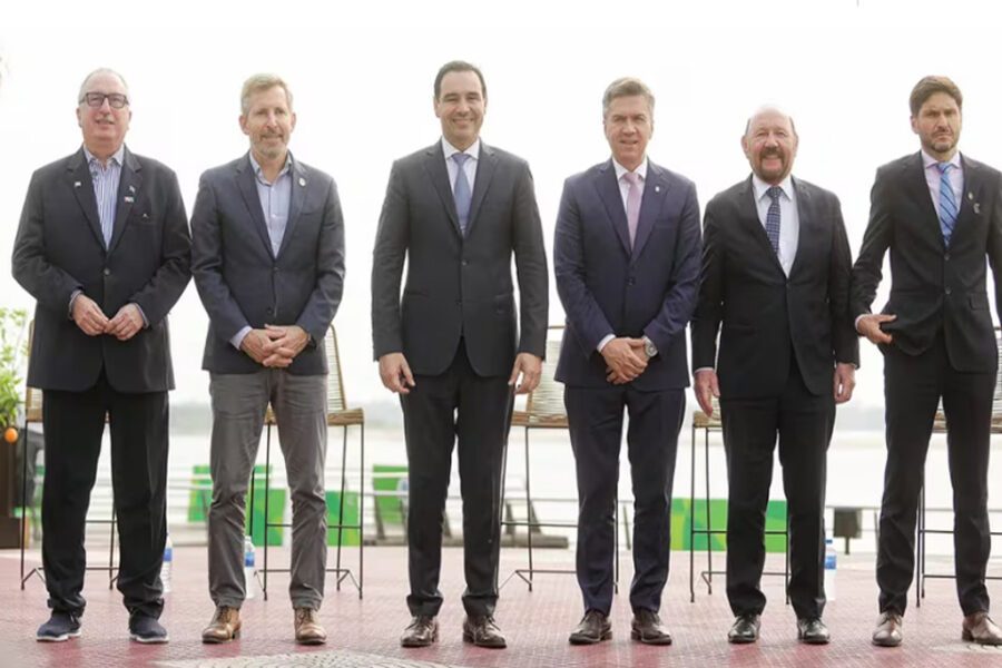 (Mención a Frigerio) Seis gobernadores anunciaron la creación de una nueva región y enviaron un mensaje al Gobierno