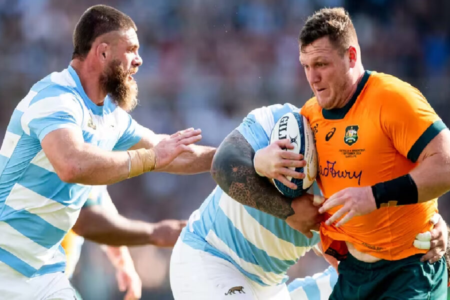 (Mención a rugbier entrerriano) Los Pumas lograron un triunfo histórico 67-27 ante Australia en Santa Fe por el Rugby Championship