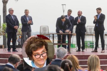 Frigerio responde en bloque a la chicana de Milei