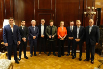 (Mención a Frigerio) Javier Milei se reunió con los gobernadores del PRO en busca de apoyo para el Presupuesto 2025