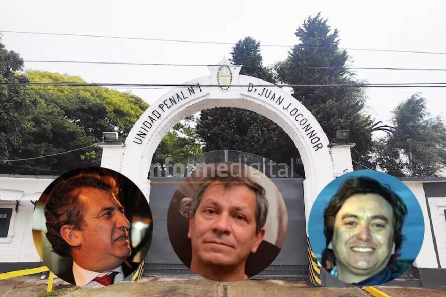 ¿Cómo es el lugar donde están alojados Urribarri, Báez y Aguilera?