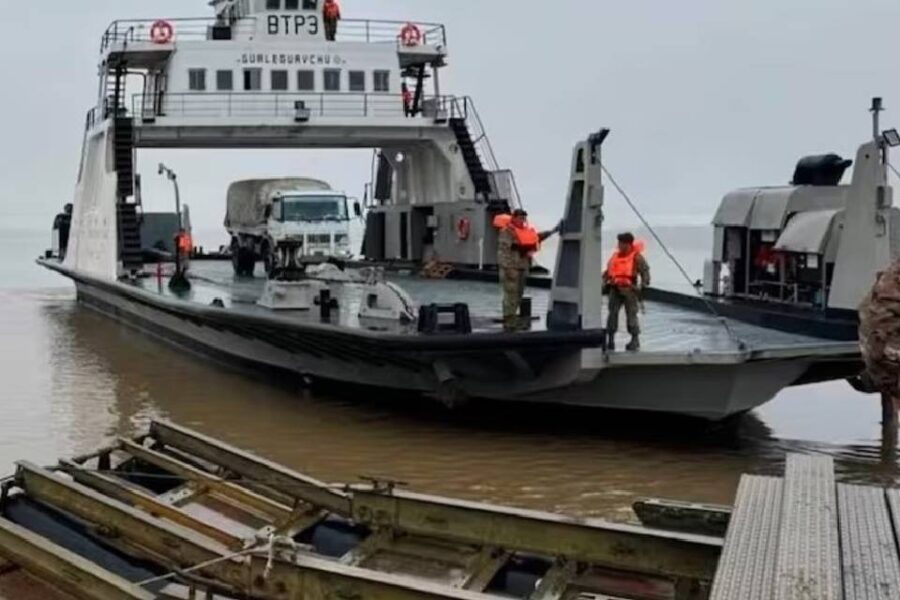 (Mención a Entre Ríos) Río Paraná: desesperada búsqueda de un sargento del Ejército que cayó al agua durante un ejercicio militar