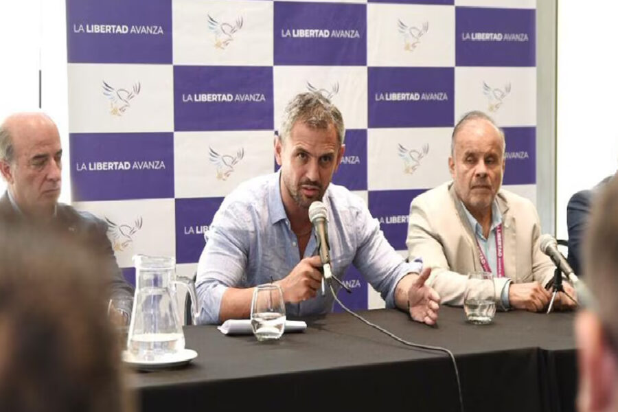 Karina Milei y Martín Menem presentaron en Entre Ríos el sello oficial de La Libertad Avanza