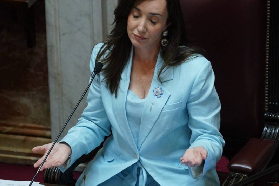 Tras la polémica por Kueider, Villarruel le baja el tono a la interna y anticipa que jugará “donde Milei lo decida”