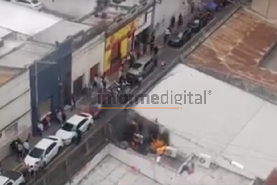 Incendio en el edificio del IAPV de Paraná