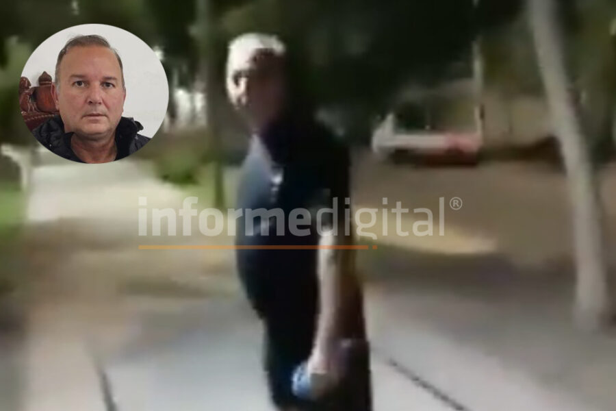 Dirigente de LLA de Gualeguaychú a los gritos e insultos en medio de la calle