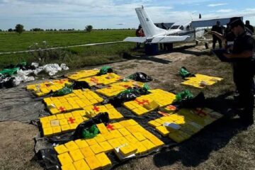 Analizarán el campo de Entre Ríos en el que cayó la avioneta que transportaba más de 350 kilos de cocaína
