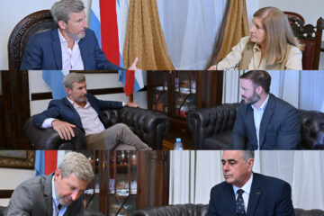 Frigerio junto a intendentes de diferentes espacios
