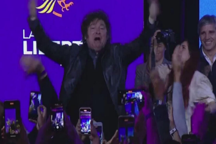 Javier Milei festejó el triunfo en CABA: “Se pintó de violeta el bastión amarillo y ahora tenemos que pintar el país”