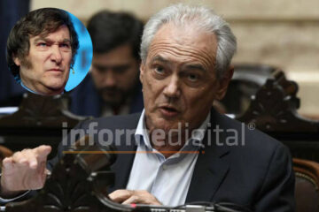 Benedetti enfrenta a Milei por las retenciones