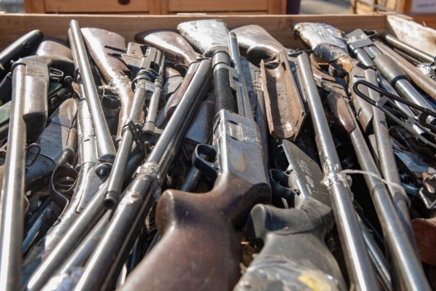 Más de 400 armas secuestradas son transferidas a fuerzas de seguridad para su uso legal