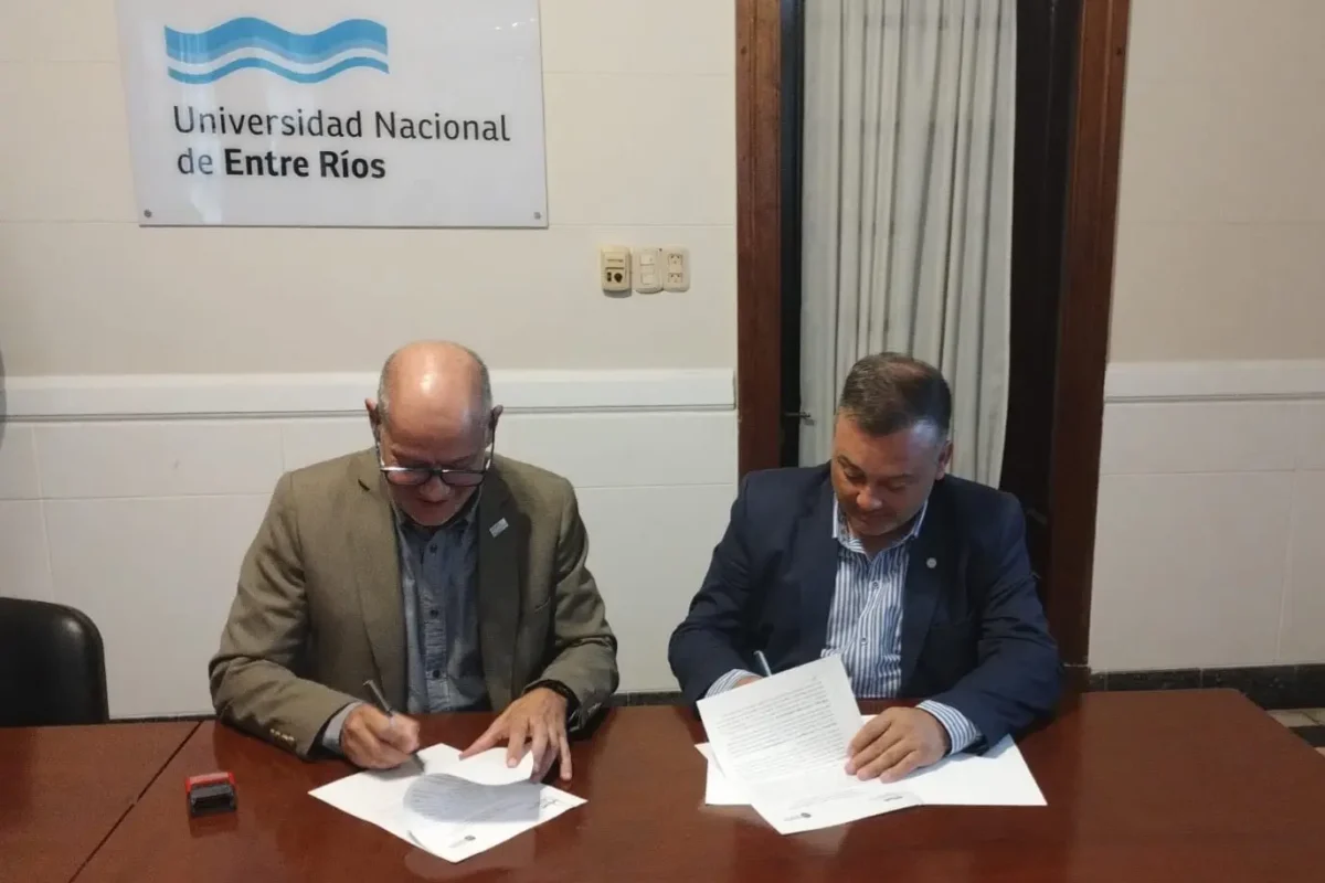 El Intendente Mesquida firmó un convenio de Cooperación Recíproca con la UNER
