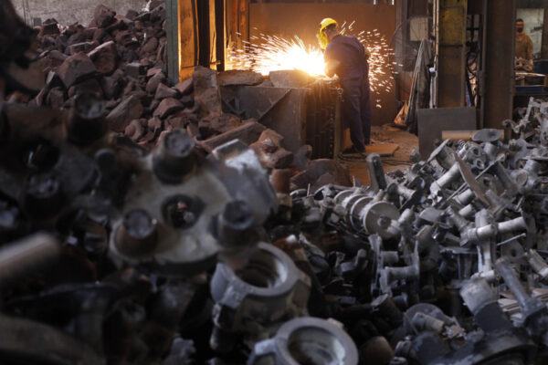 La industria metalúrgica con caídas históricas