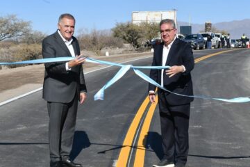 Osvaldo Jaldo y Raúl Jalil inauguraron la repavimentación de la Ruta Provincial N° 307, vital para Tucumán y Catamarca