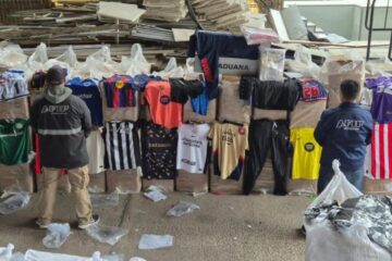 Concordia-Salto: incautan prendas falsificadas que intentaban ser cruzadas de forma ilegal