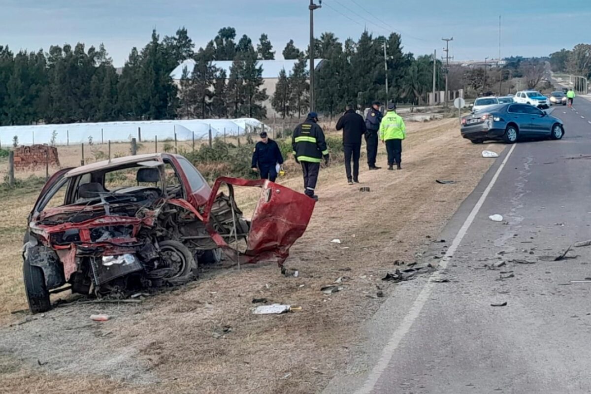 Tragedia en Ruta 11: un hombre fallece y otro es herido en violento choque automovilístico