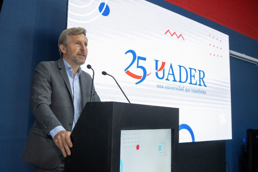 Frigerio resaltó el compromiso de la Uader por la educación pública y la autonomía