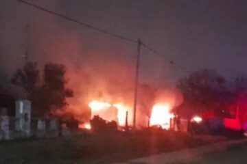 Familia en Paraná permanece internada después del incendio que consumió su vivienda en Strobel