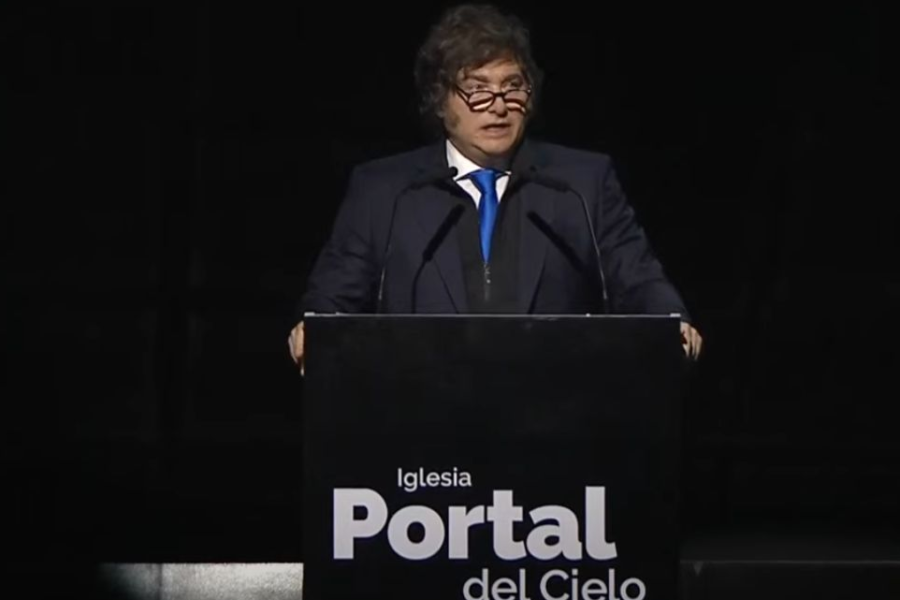 Milei inaugura la iglesia Portal del Cielo y lanza un fuerte discurso en contra de la izquierda