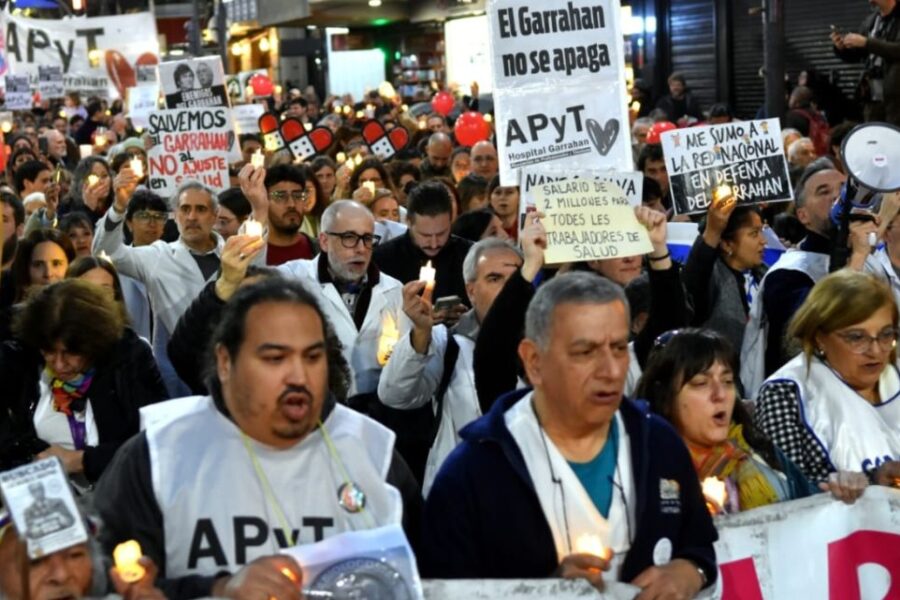 Crisis en el Garrahan: Protesta a las puertas de la casa del presidente si no hay respuesta del Gobierno