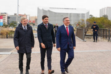 Llaryora, Frigerio y Pullaro reclamaron a Milei por obras y la eliminación de las retenciones agropecuarias