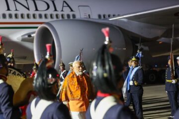 Narendra Modi llega a Buenos Aires para reunión con Javier Milei en Casa Rosada y discutir lazos comerciales clave