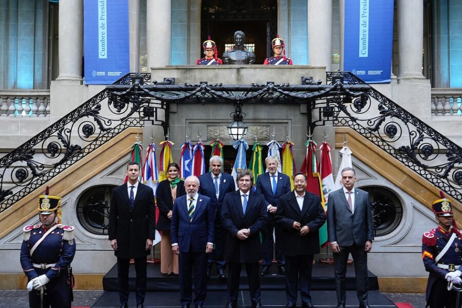 15 imágenes de la Cumbre del Mercosur en Buenos Aires con la participación de Javier Milei y líderes de otros países