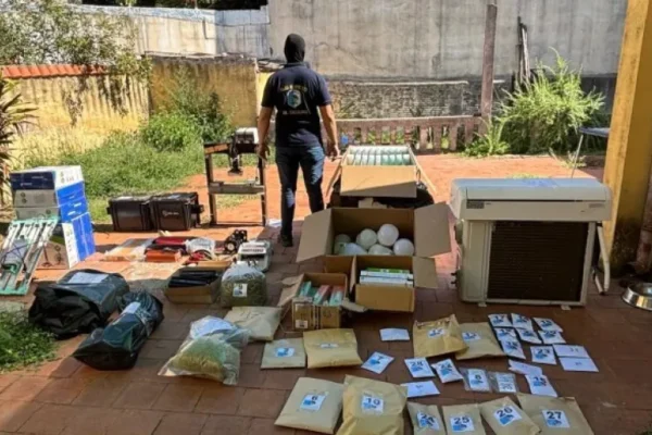 Detenido en arresto domiciliario por cultivar y vender marihuana en Paraná y Oro Verde