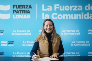 Federico Otermín presenta a Sol Tischik como candidata a jefa de Gobierno en Lomas de Zamora, destacando su confianza