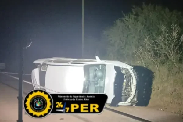 Hombre de 41 años pierde la vida en accidente en el acceso a Alvear