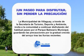 Un paseo para disfrutar, sin perder la precaución