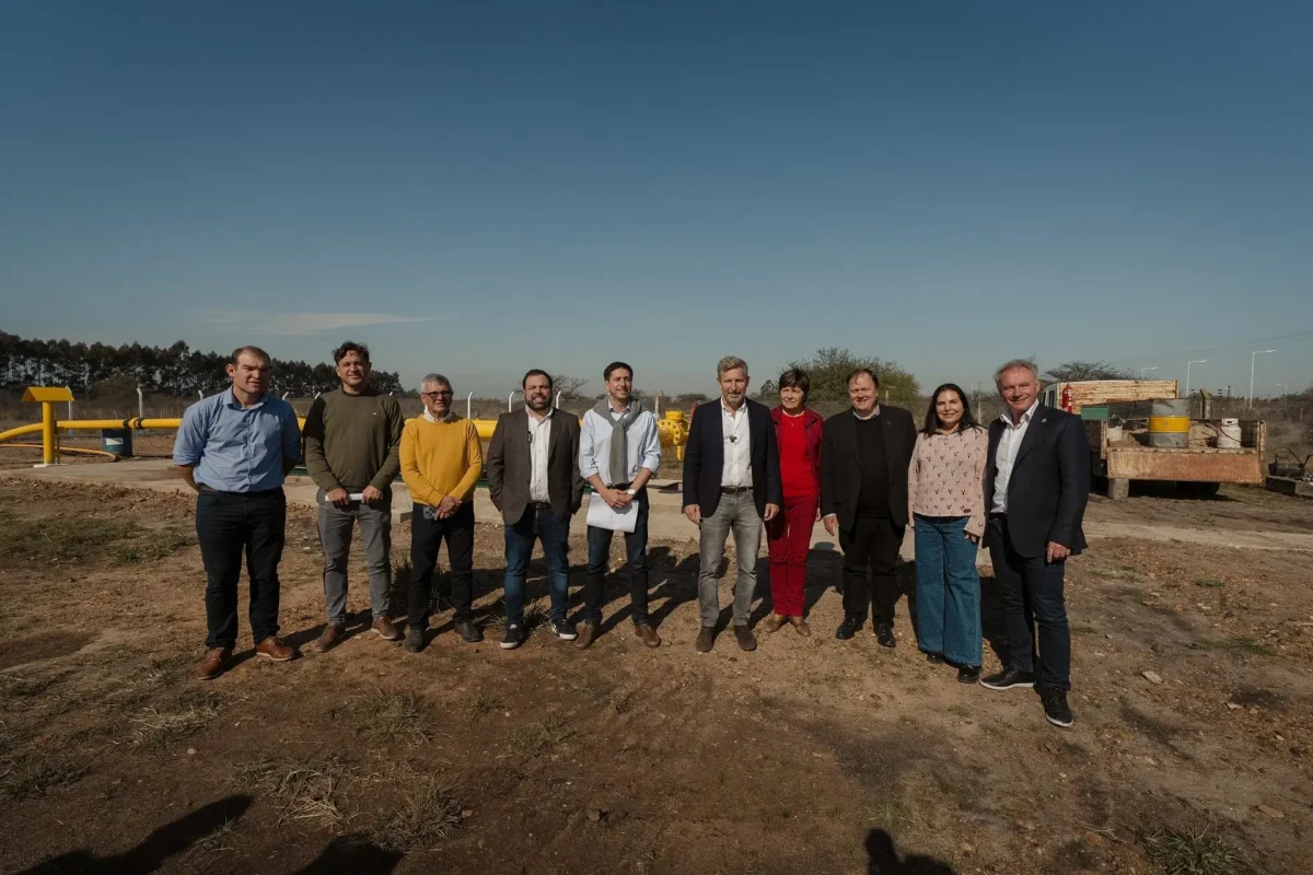 Frigerio supervisó una obra clave para el desarrollo del noreste entrerriano