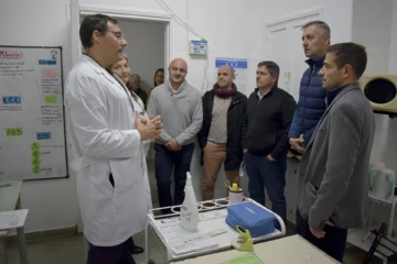 Hein y Blanzaco recorrieron centros de salud en Basavilbaso