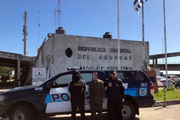 Uruguayo detenido en Entre Ríos por abuso sexual es EXTRADITADO tras alerta de Interpol