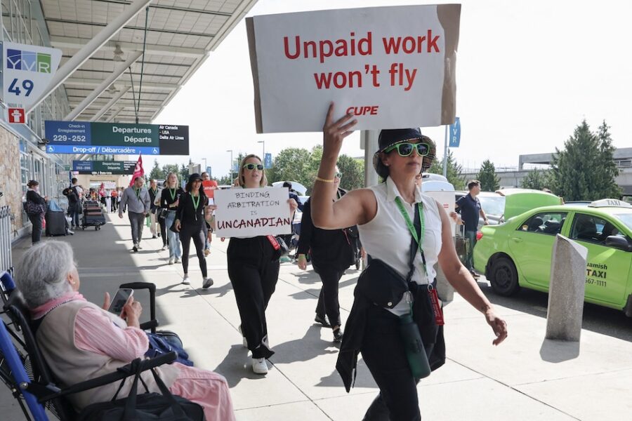 Air Canada suspende reanudación de vuelos por la prolongación de la huelga de trabajadores