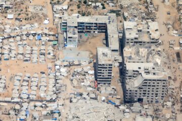 Gaza: devastación en imágenes aéreas que muestran el impacto de meses de bombardeos en la región