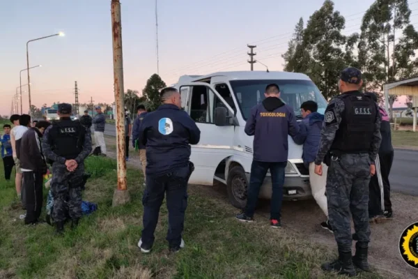 Detención y secuestro de droga en operativo antinarcóticos en la Ruta 18