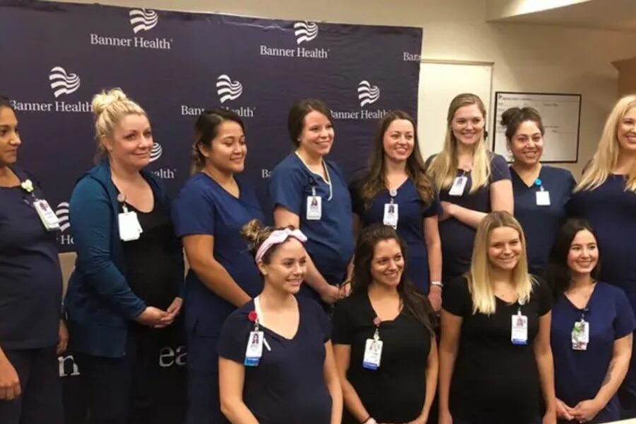 16 enfermeras embarazadas generan rumores de pacto secreto en un hospital de EE.UU. y desatan una ola de asombro