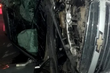 Hombre muere en choque frontal en la Autovía Artigas