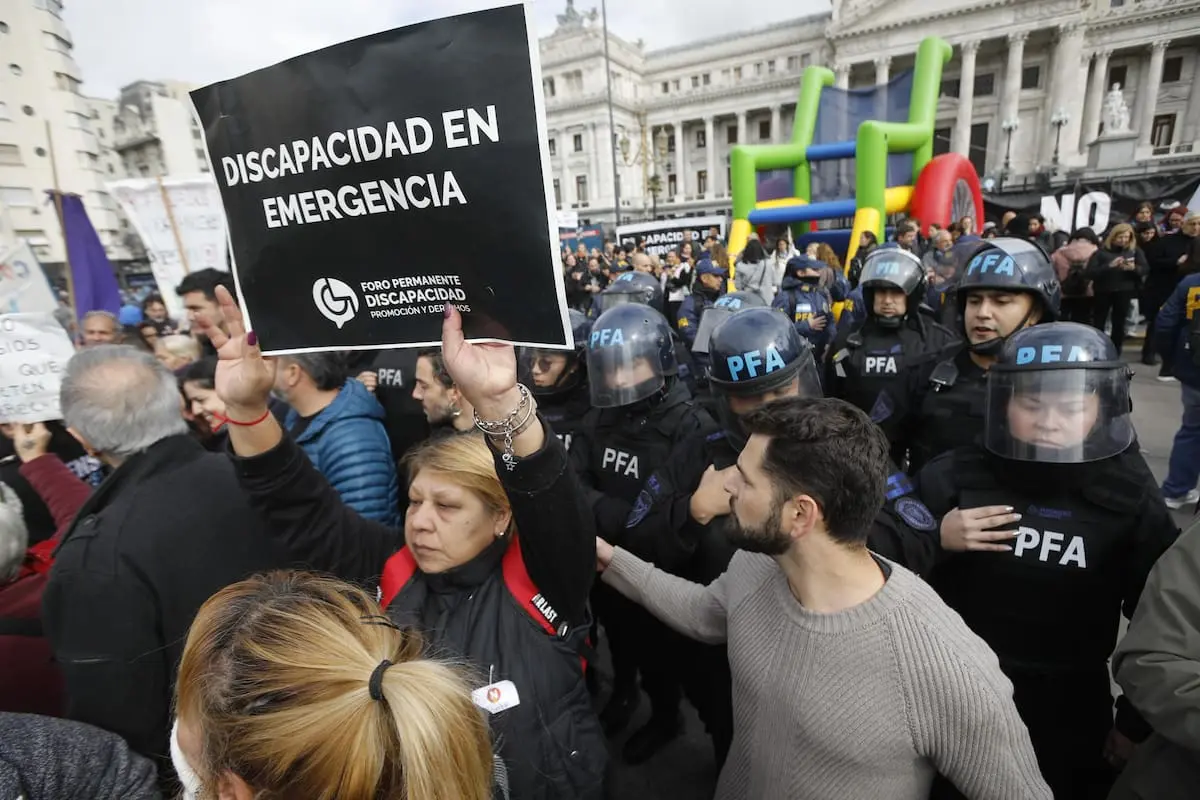Congreso. Qué pasó con el veto a la ley de emergencia de discapacidad ayer