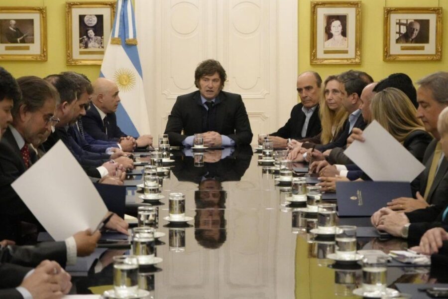 Javier Milei recibe en Olivos a diputados propios y aliados para blindar vetos