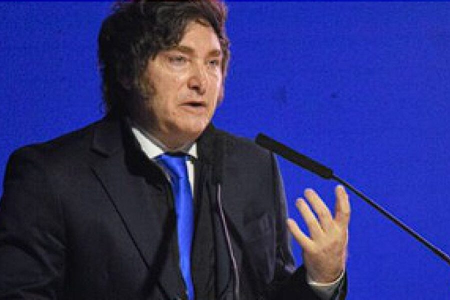 Javier Milei inaugura el nuevo edificio de la Corporación América en un evento del GOBIERNO