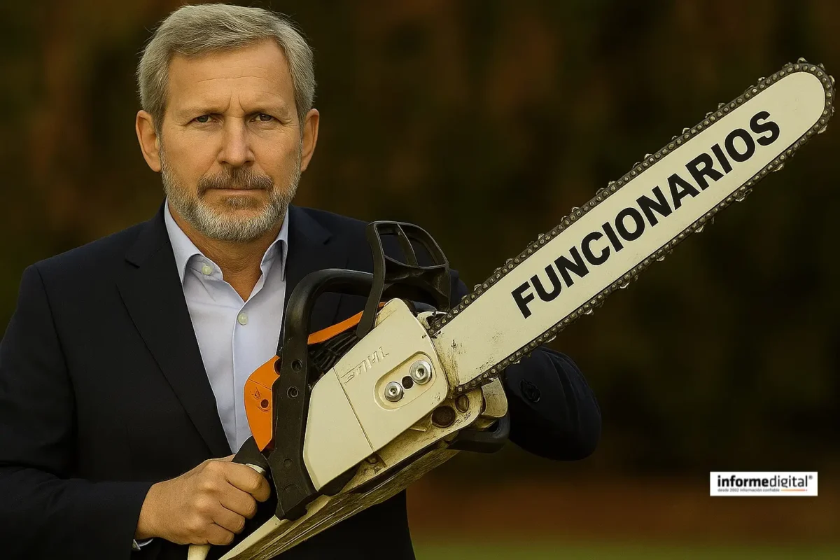 Más motosierra de Frigerio