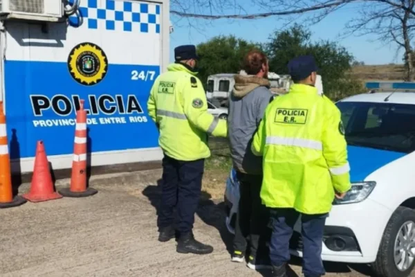 Detienen en ruta 14 a un fugitivo de Bariloche que se había deshecho de la tobillera electrónica.