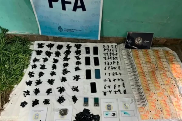 Cuatro detenidos por tráfico de drogas en la zona sur de Paraná