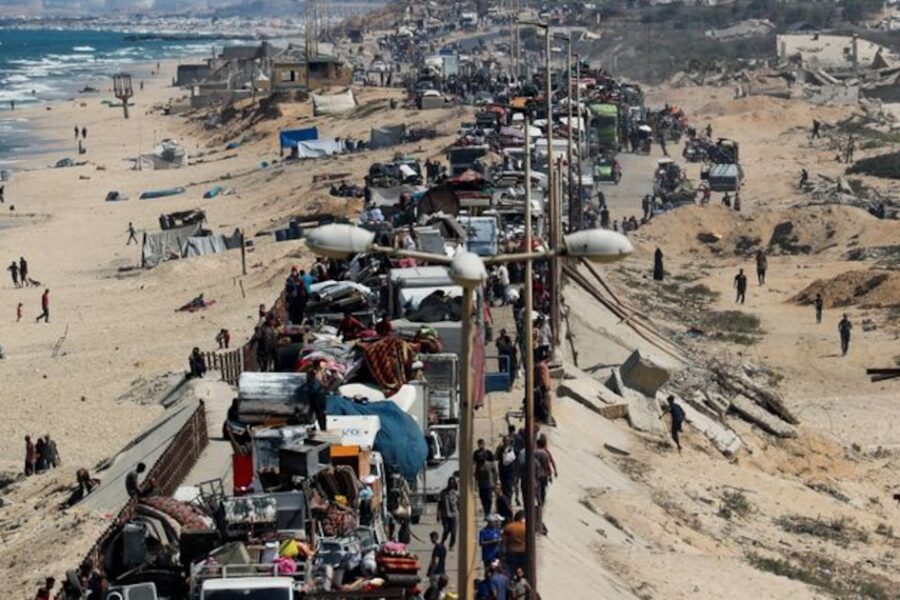 Crisis humanitaria en Gaza: más de 150 mil desplazados huyen del conflicto entre Israel y Hamas